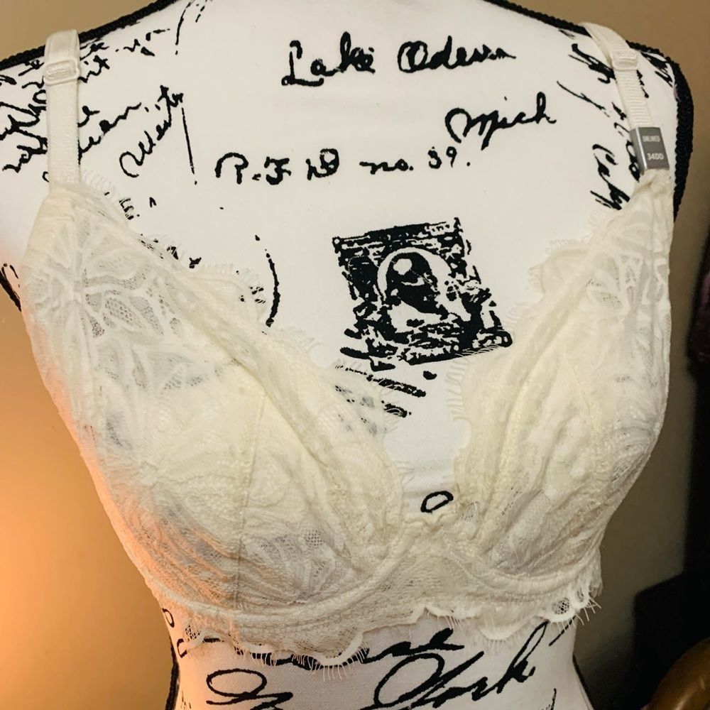 SALE ! Demi Bra by Victoria’s Secret PINK  white lace